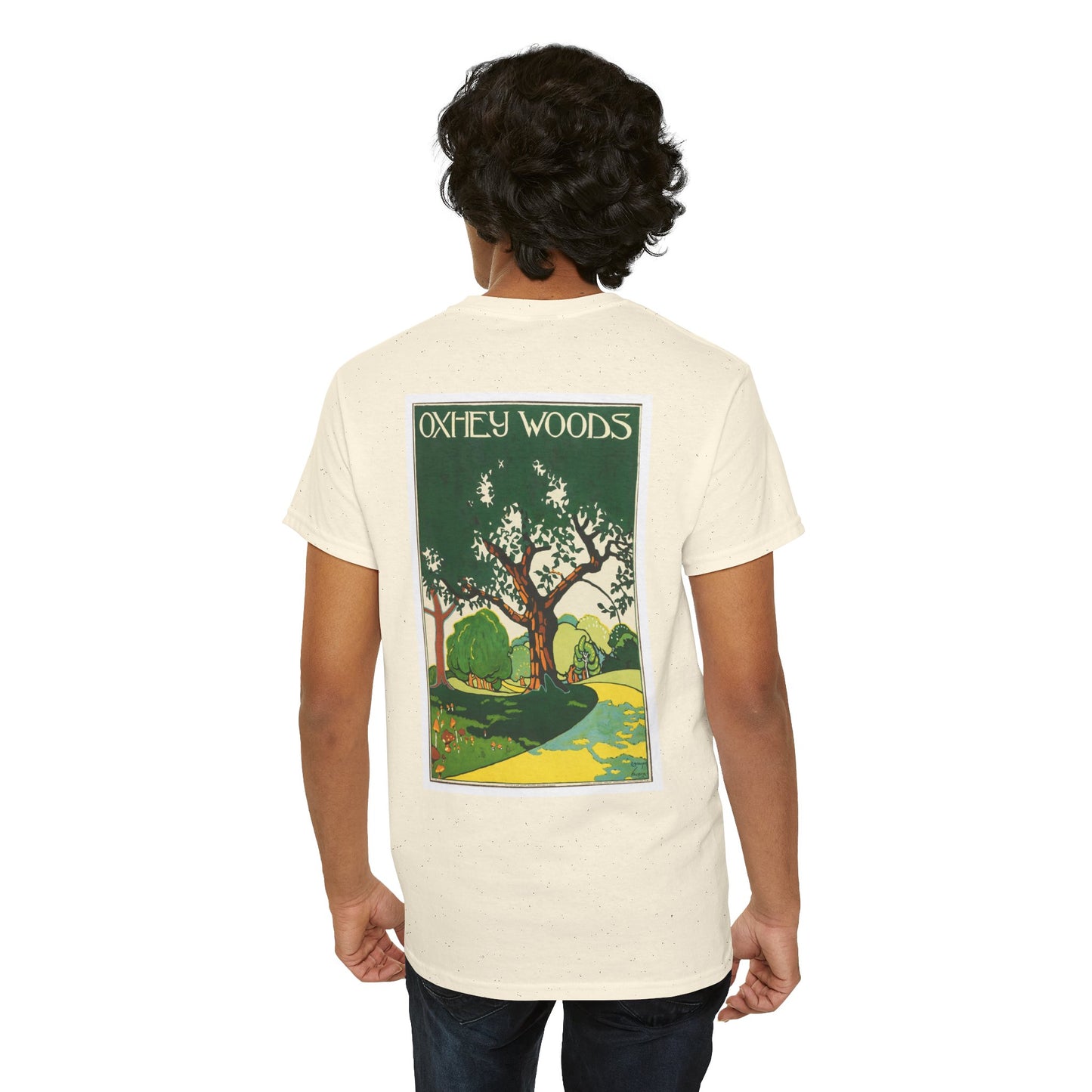 Vintage Oxhey Woods Unisex Heavy Cotton Tee - Nature Vibes