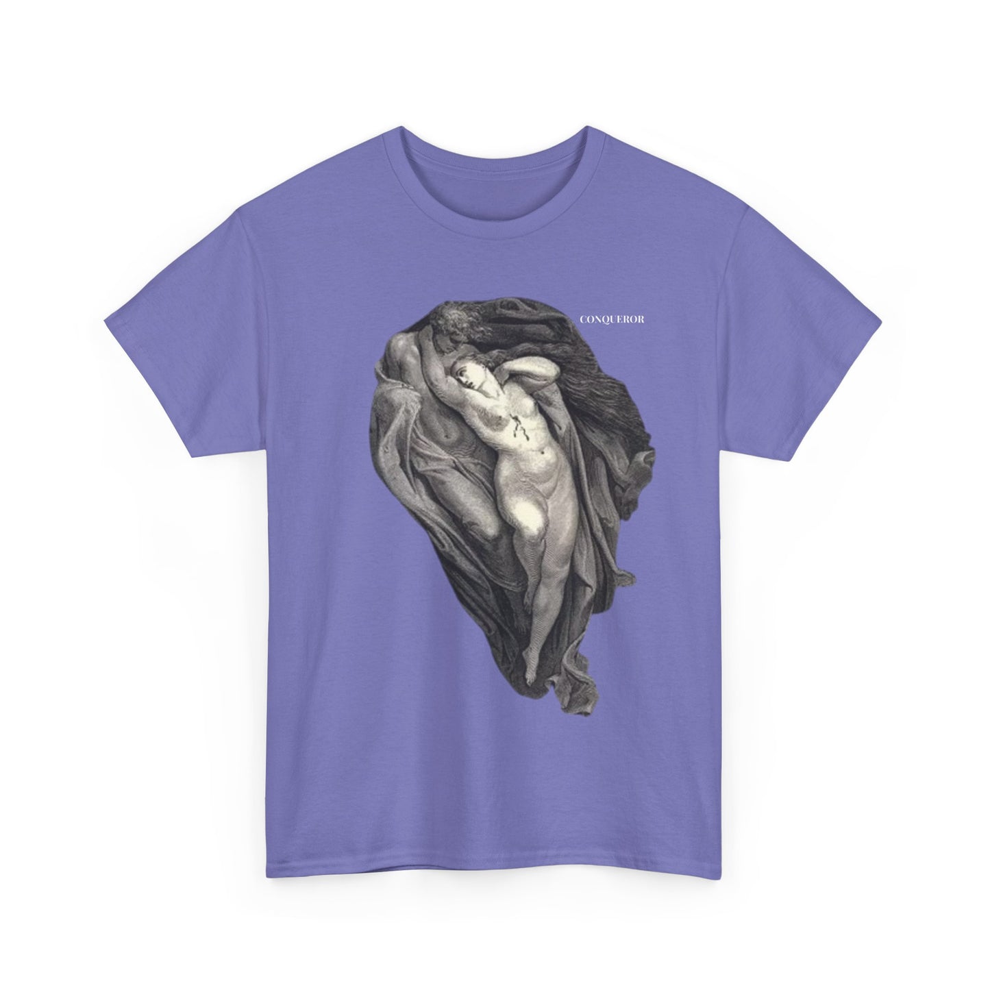 Artistic Unisex Heavy Cotton Tee - Classic Nude Design