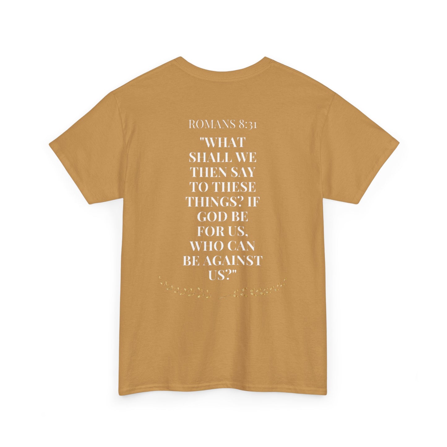 Unisex Heavy Cotton Tee - Inspirational Quote & Artistic Lion Design