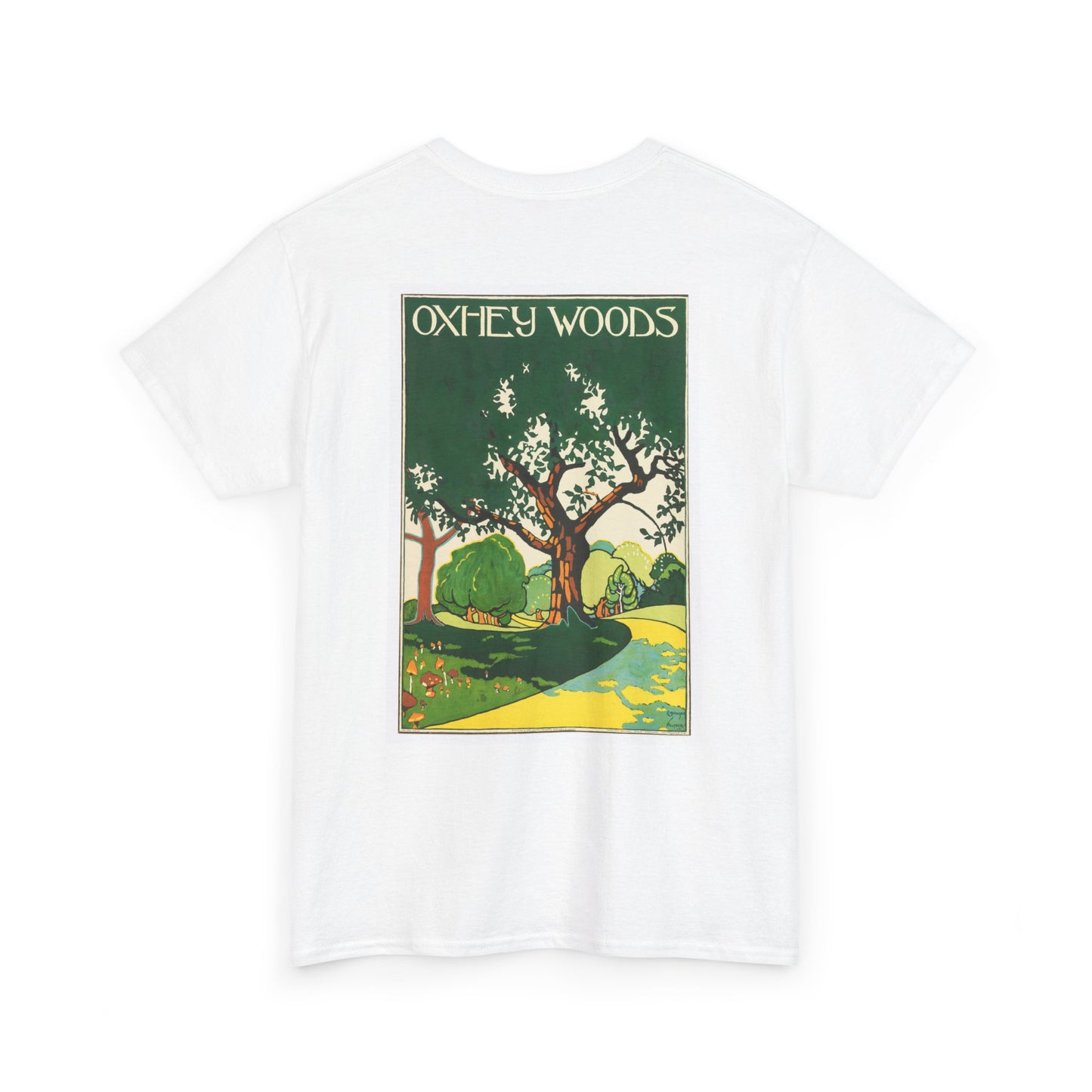 Vintage Oxhey Woods Unisex Heavy Cotton Tee - Nature Vibes