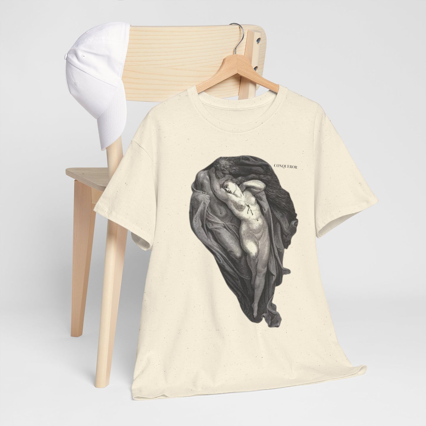 Artistic Unisex Heavy Cotton Tee - Classic Nude Design