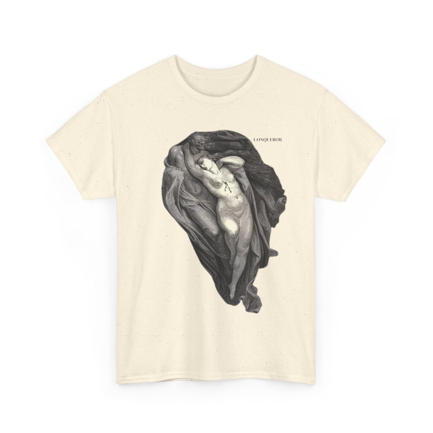 Artistic Unisex Heavy Cotton Tee - Classic Nude Design