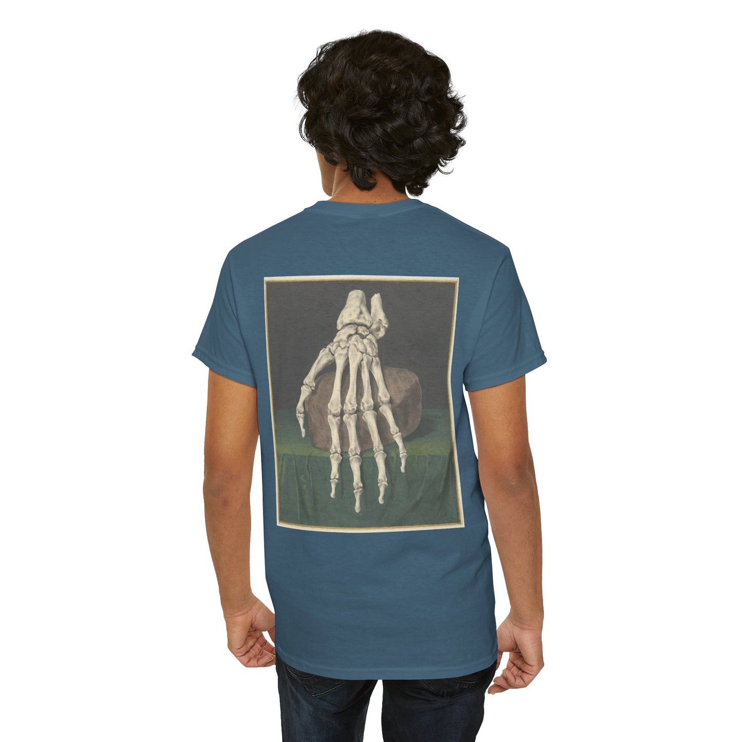 Skeleton Art Unisex Heavy Cotton Tee - Unique Graphic Shirt for Artists and Halloween