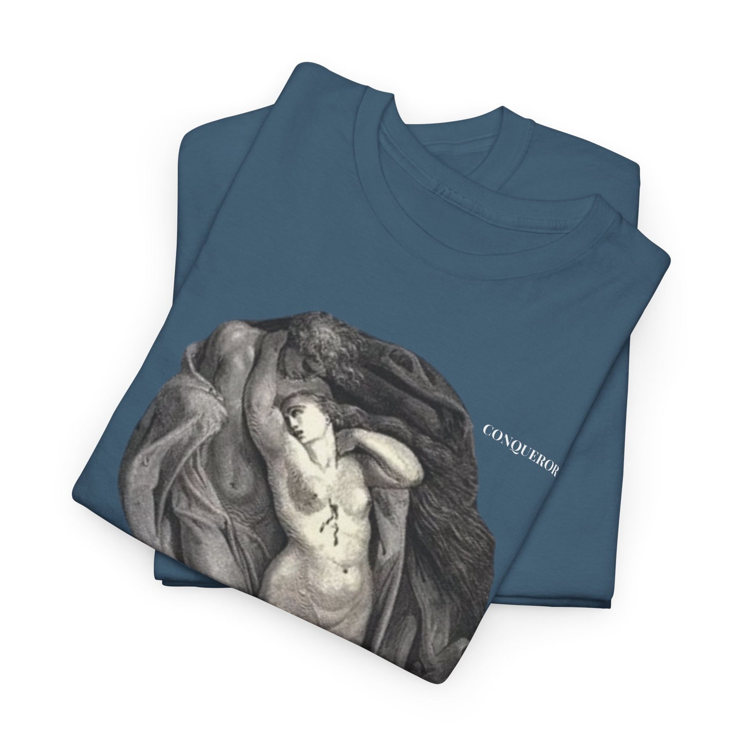 Artistic Unisex Heavy Cotton Tee - Classic Nude Design