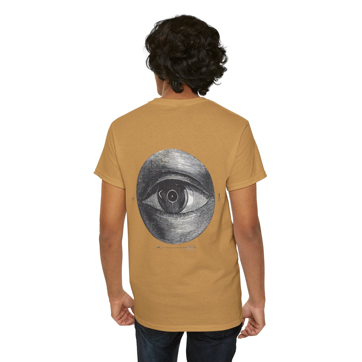 Unisex Heavy Cotton Tee - Artistic Eye Design