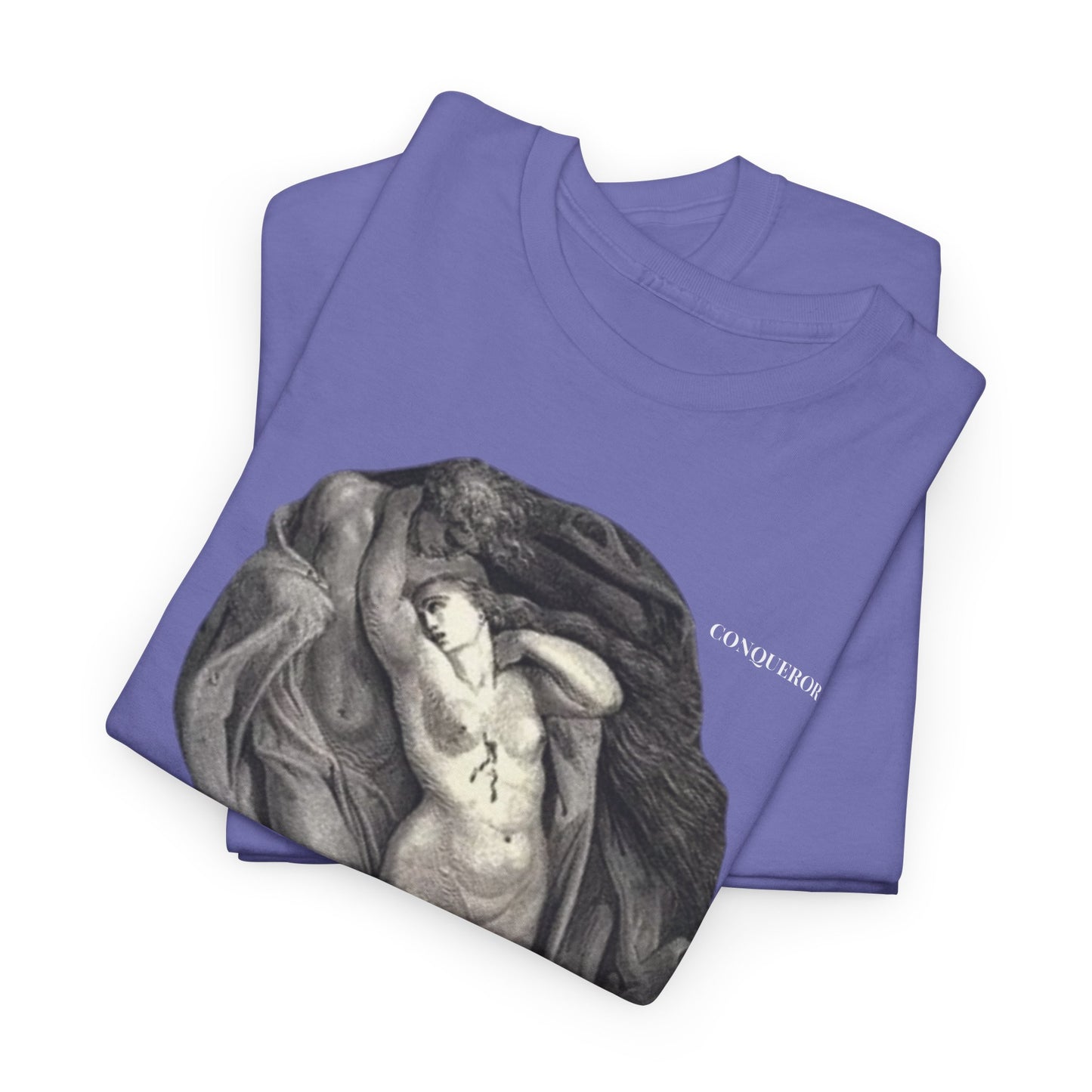 Artistic Unisex Heavy Cotton Tee - Classic Nude Design