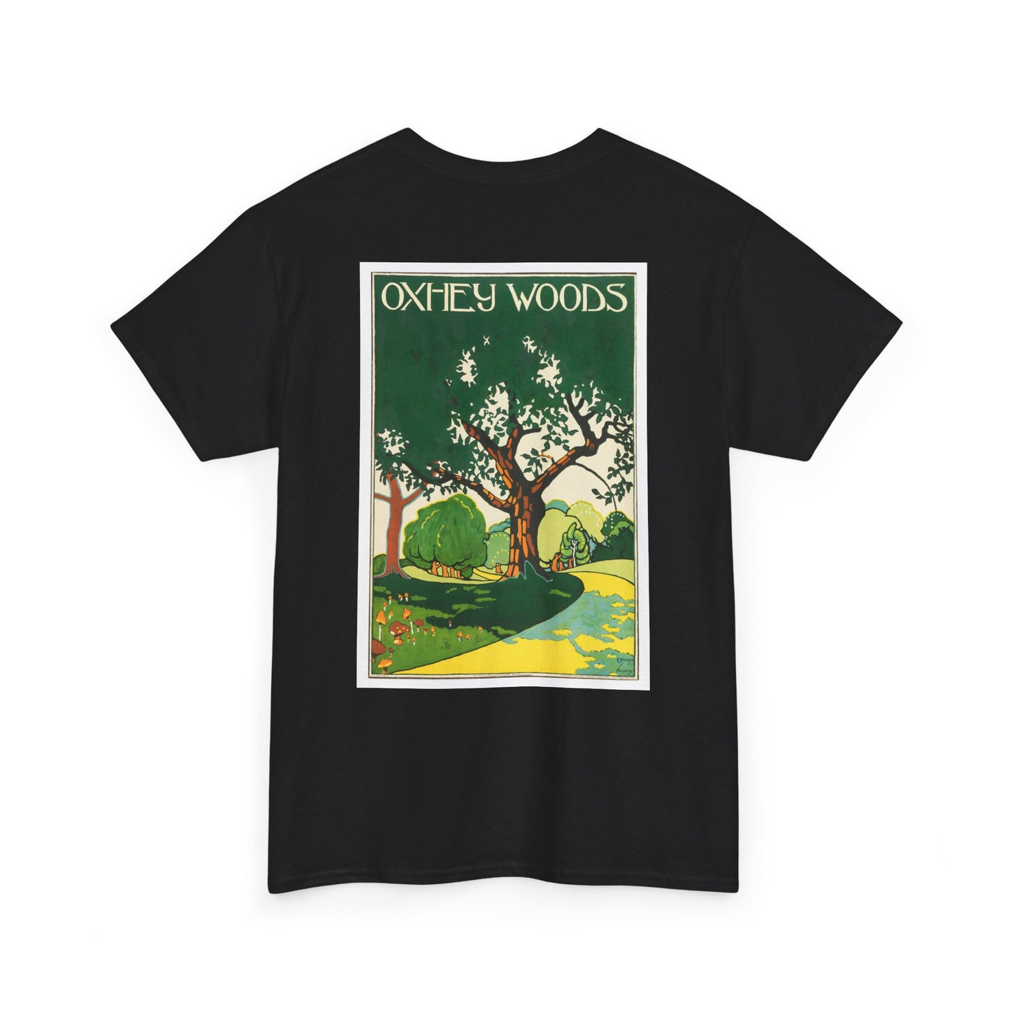 Vintage Oxhey Woods Unisex Heavy Cotton Tee - Nature Vibes