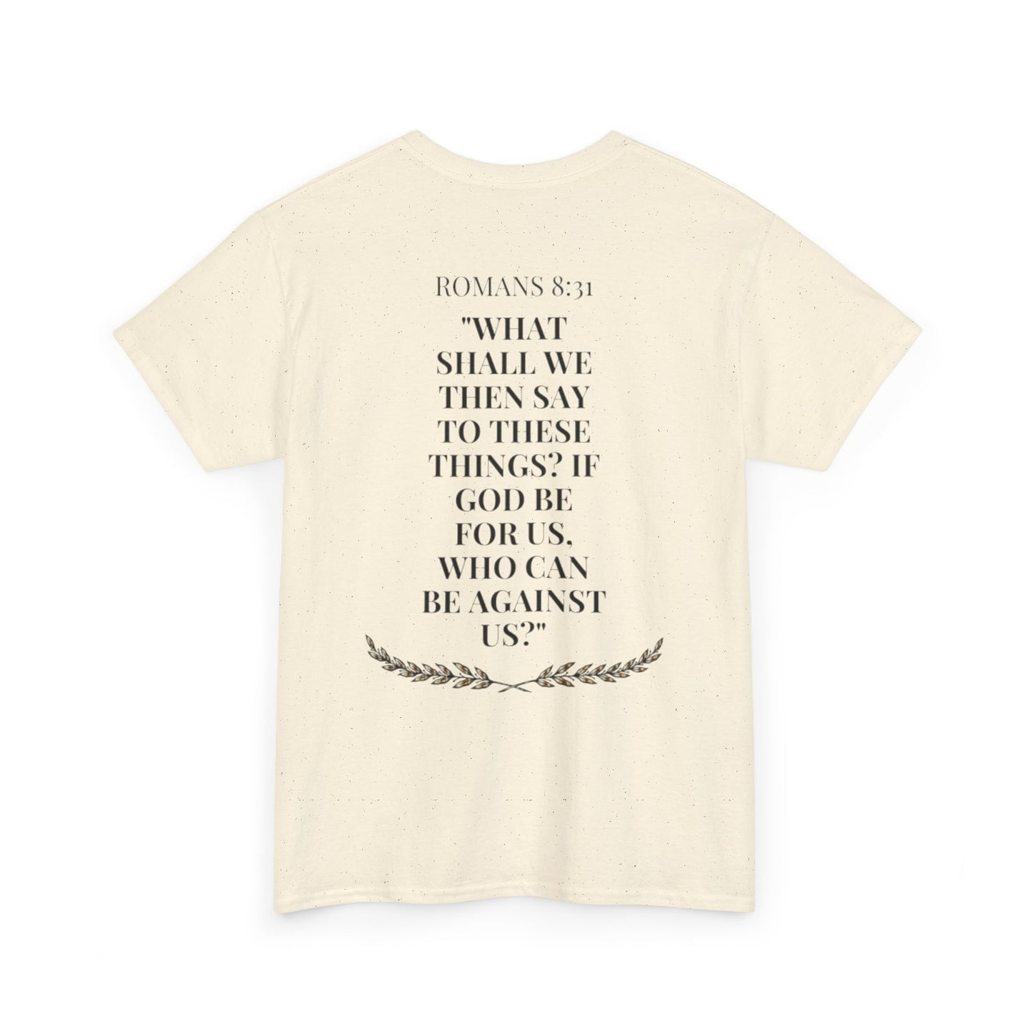 Unisex Heavy Cotton Tee - Inspirational Quote & Artistic Lion Design