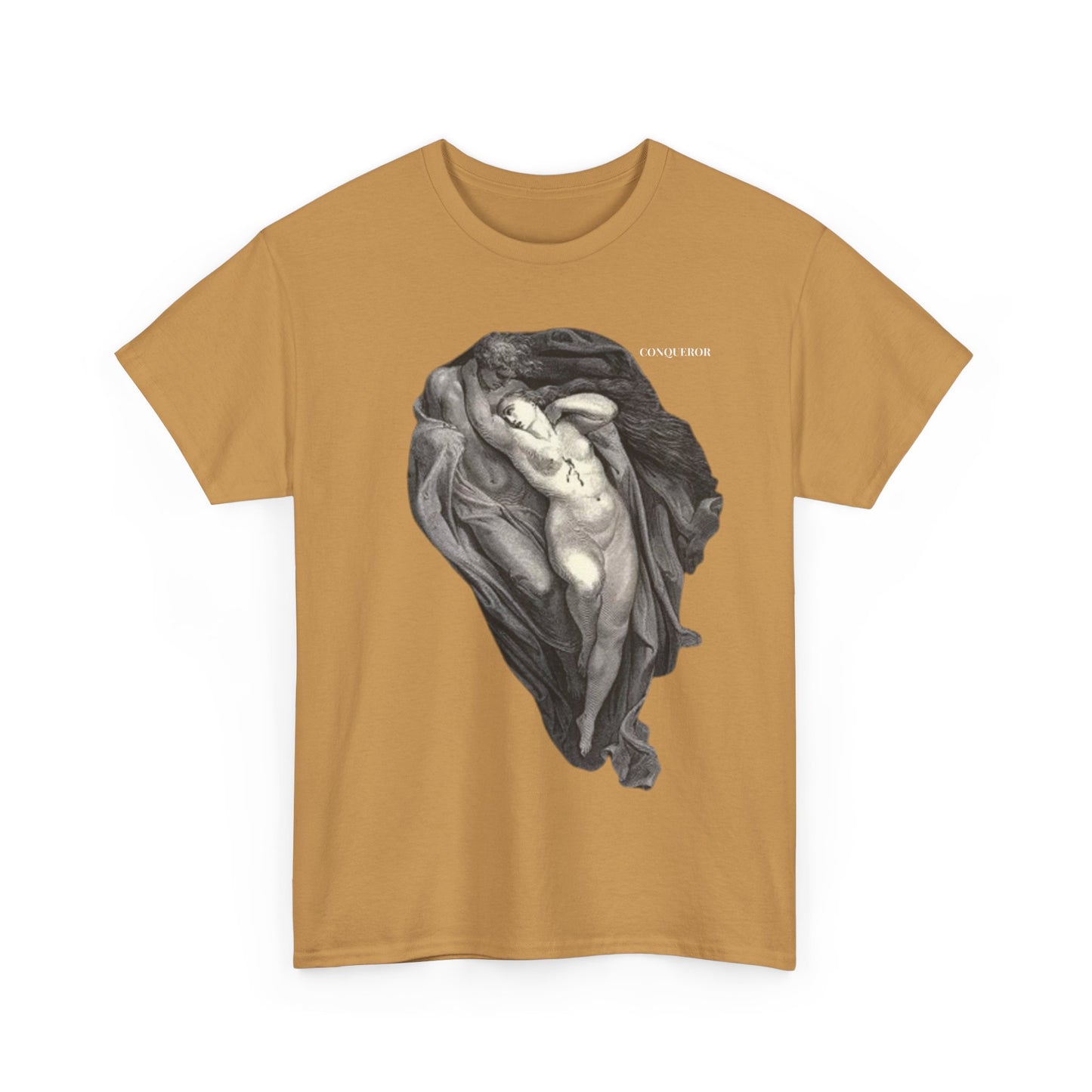 Artistic Unisex Heavy Cotton Tee - Classic Nude Design