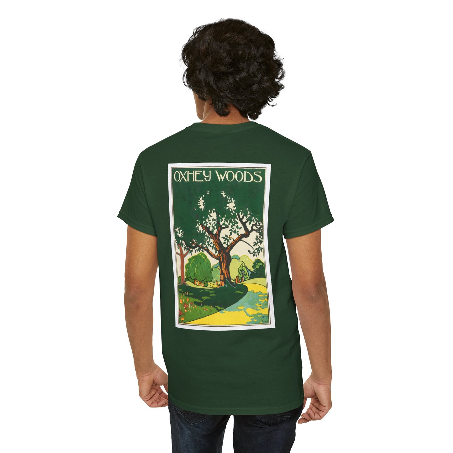 Vintage Oxhey Woods Unisex Heavy Cotton Tee - Nature Vibes