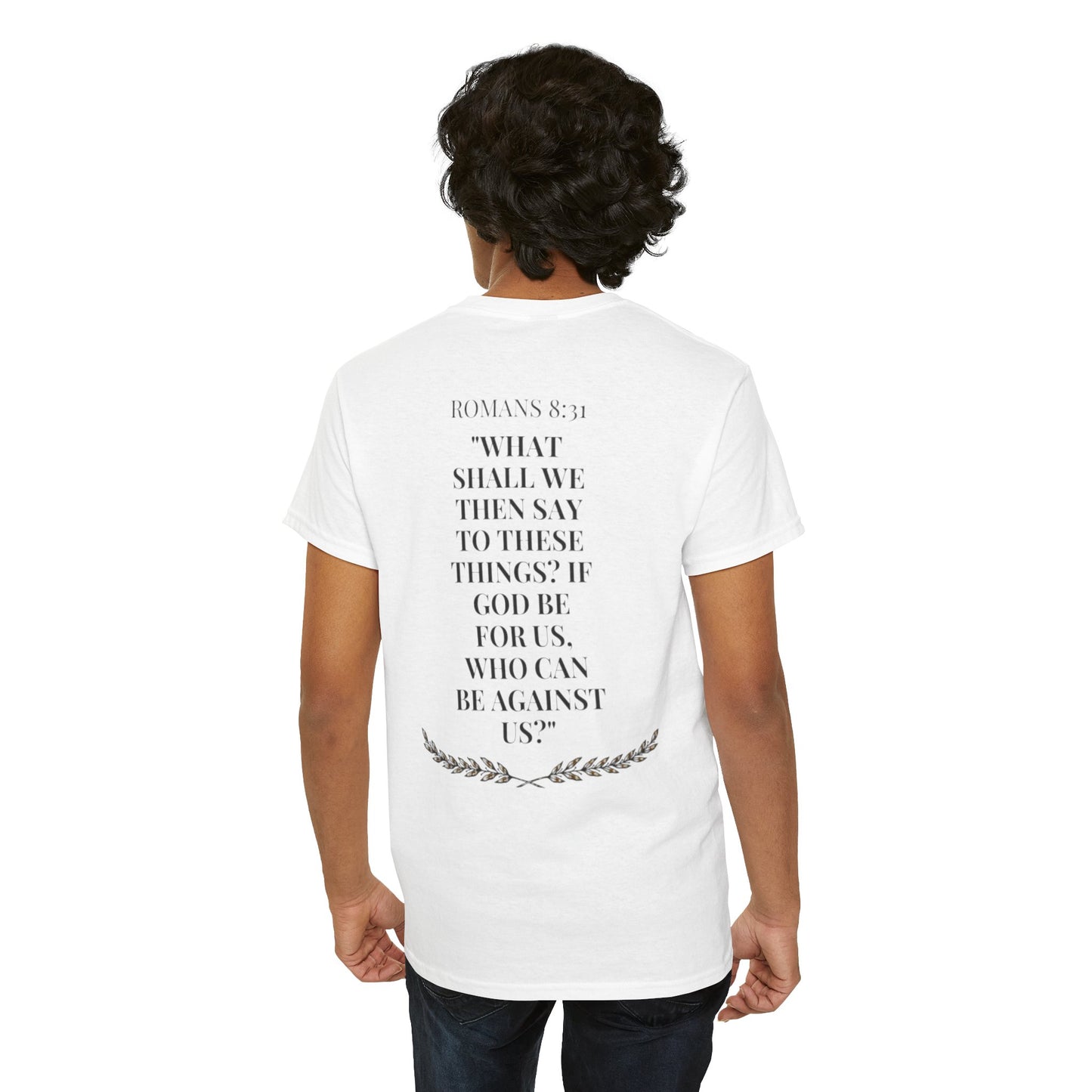 Unisex Heavy Cotton Tee - Inspirational Quote & Artistic Lion Design