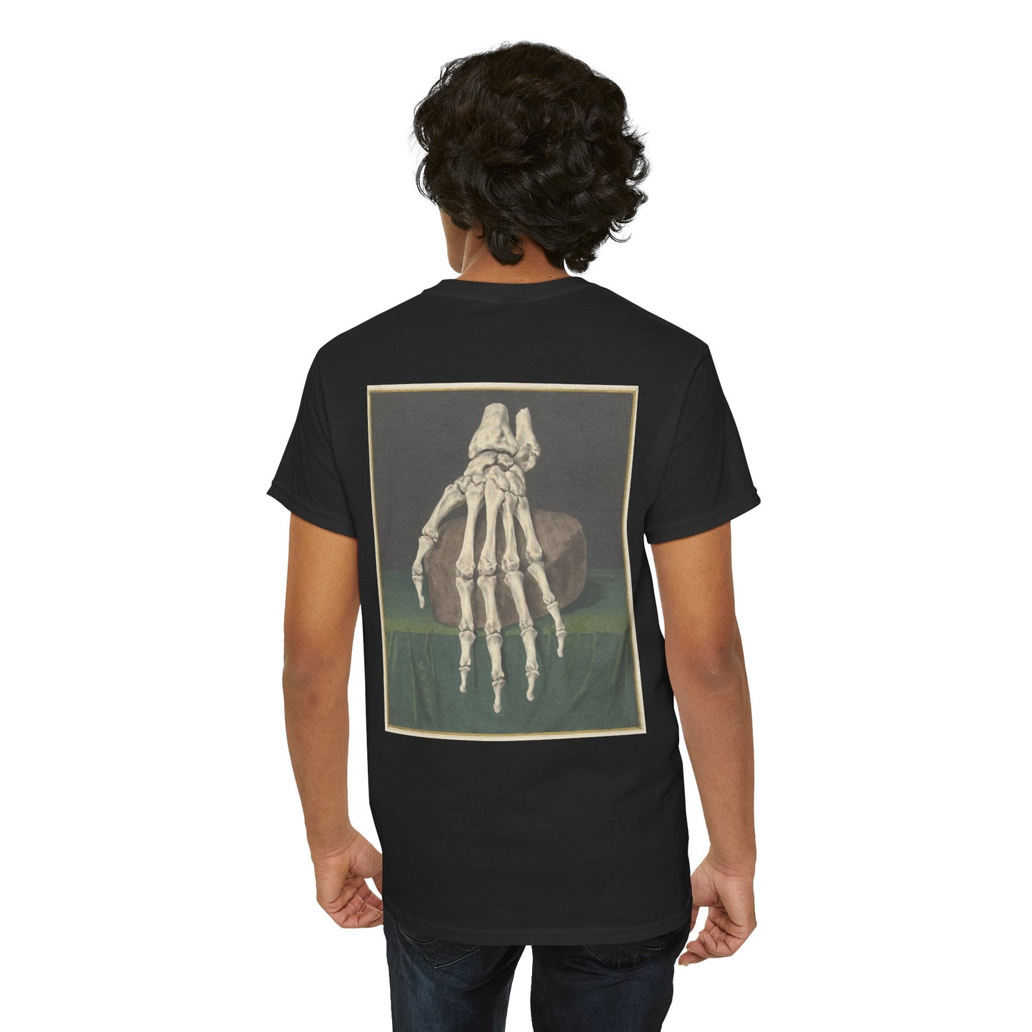 Skeleton Art Unisex Heavy Cotton Tee - Unique Graphic Shirt for Artists and Halloween