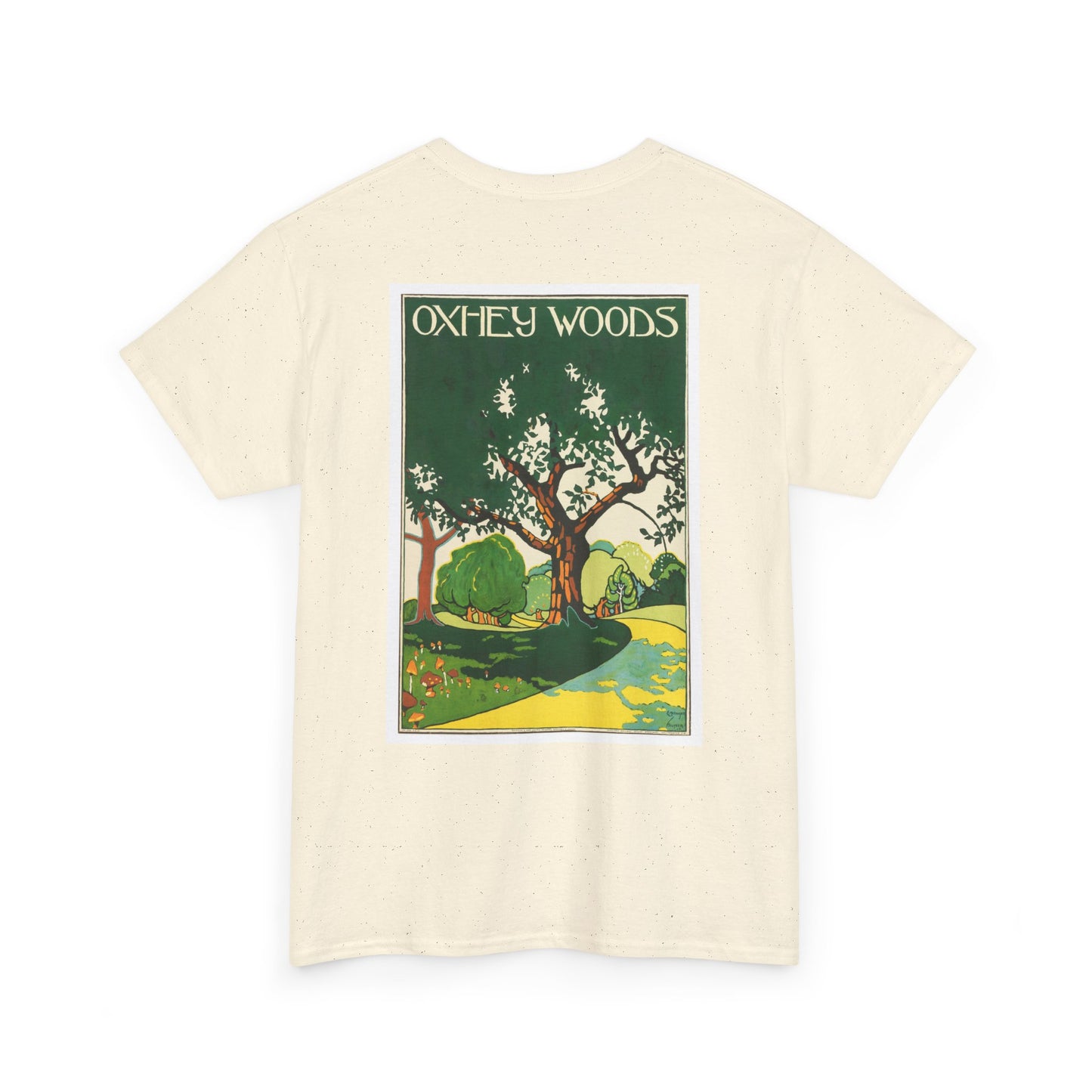 Vintage Oxhey Woods Unisex Heavy Cotton Tee - Nature Vibes