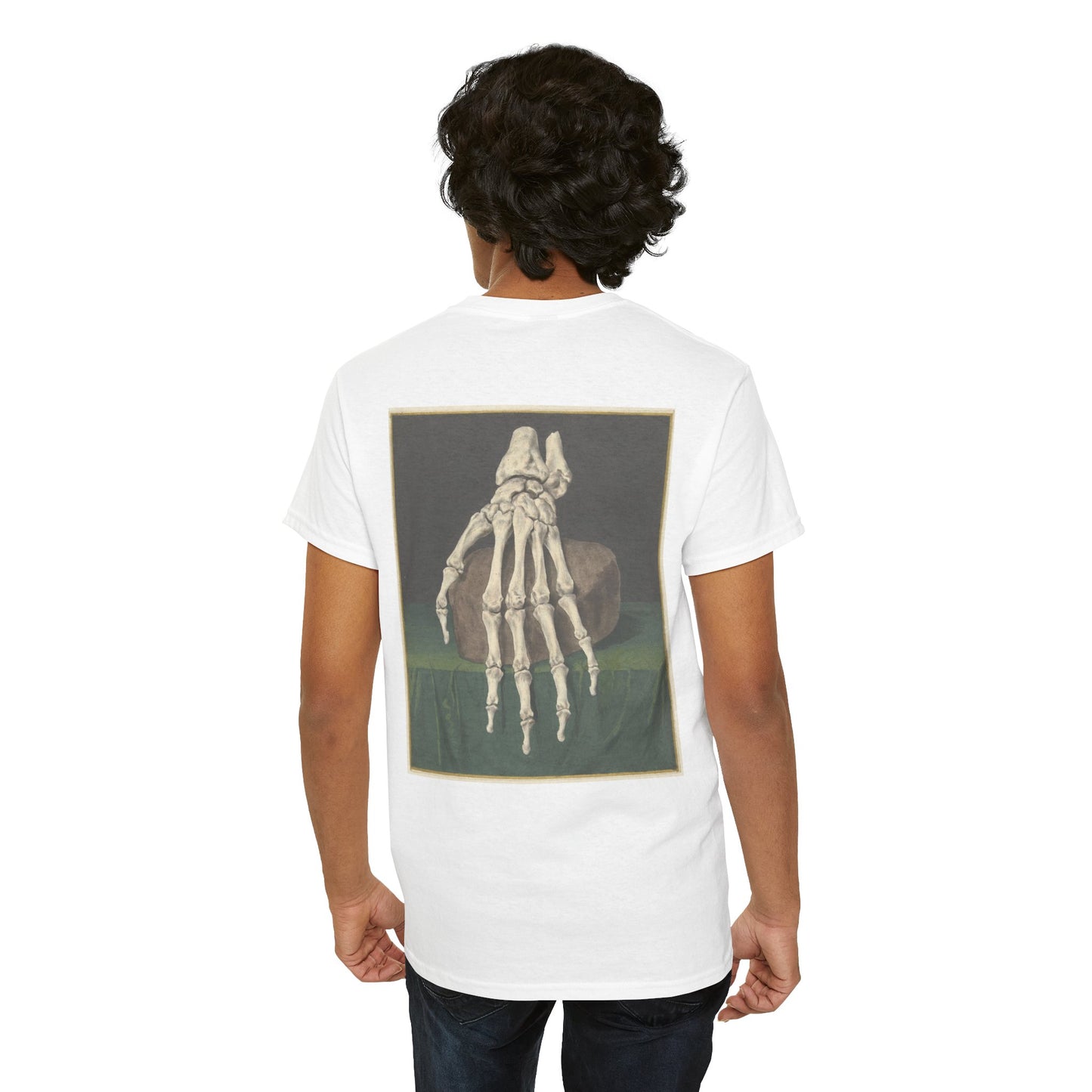 Skeleton Art Unisex Heavy Cotton Tee - Unique Graphic Shirt for Artists and Halloween