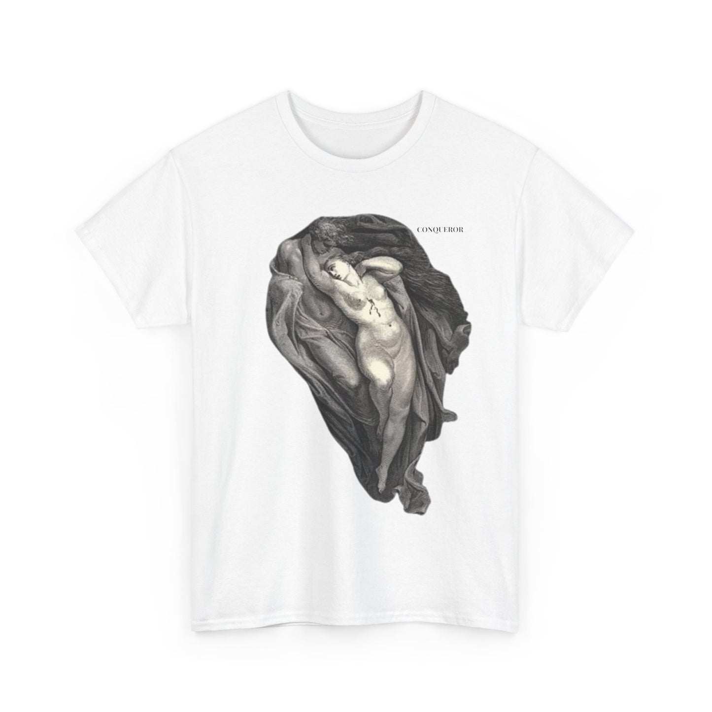 Artistic Unisex Heavy Cotton Tee - Classic Nude Design