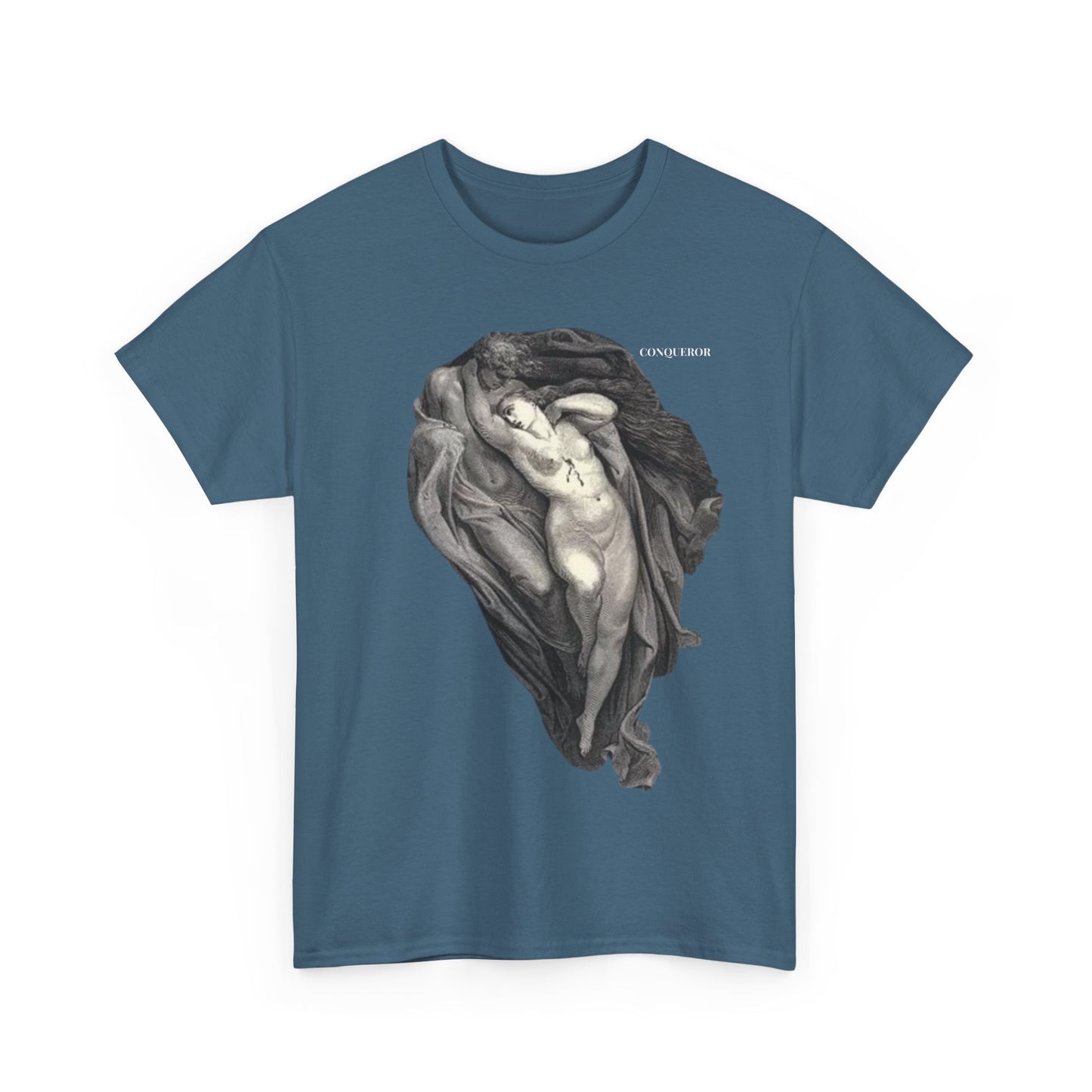 Artistic Unisex Heavy Cotton Tee - Classic Nude Design