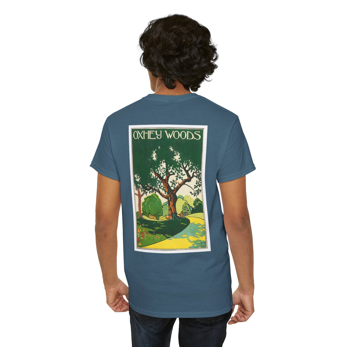 Vintage Oxhey Woods Unisex Heavy Cotton Tee - Nature Vibes