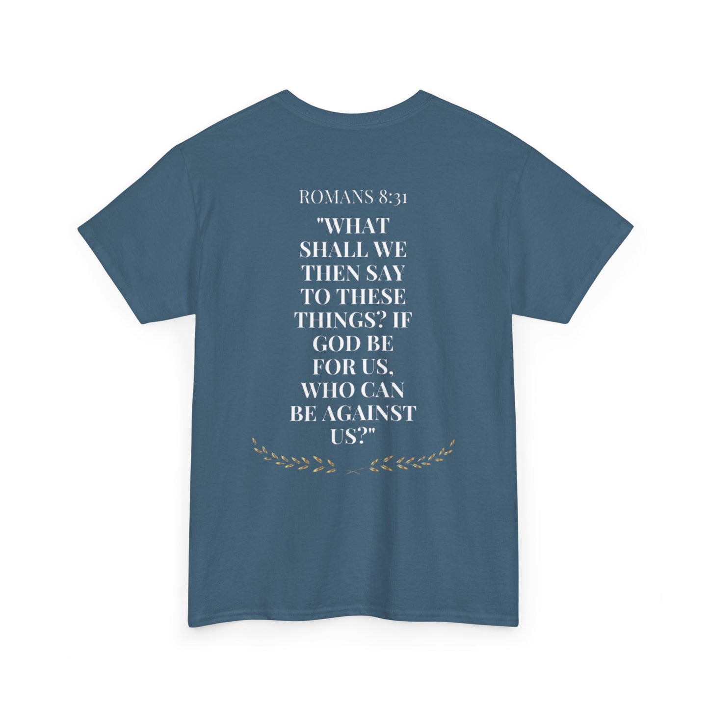 Unisex Heavy Cotton Tee - Inspirational Quote & Artistic Lion Design