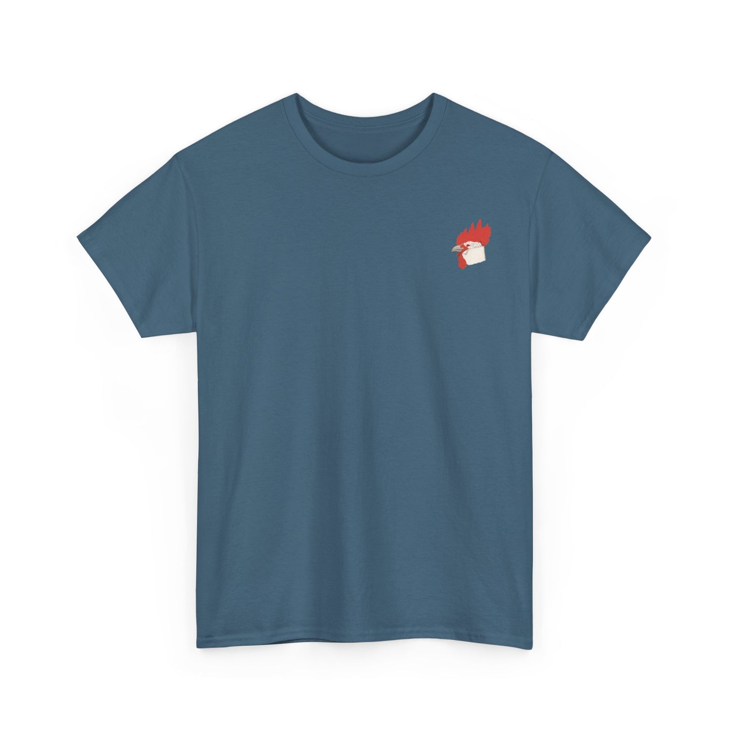 Retro Chicken Graphic Unisex Heavy Cotton Tee – Perfect for Casual Wear