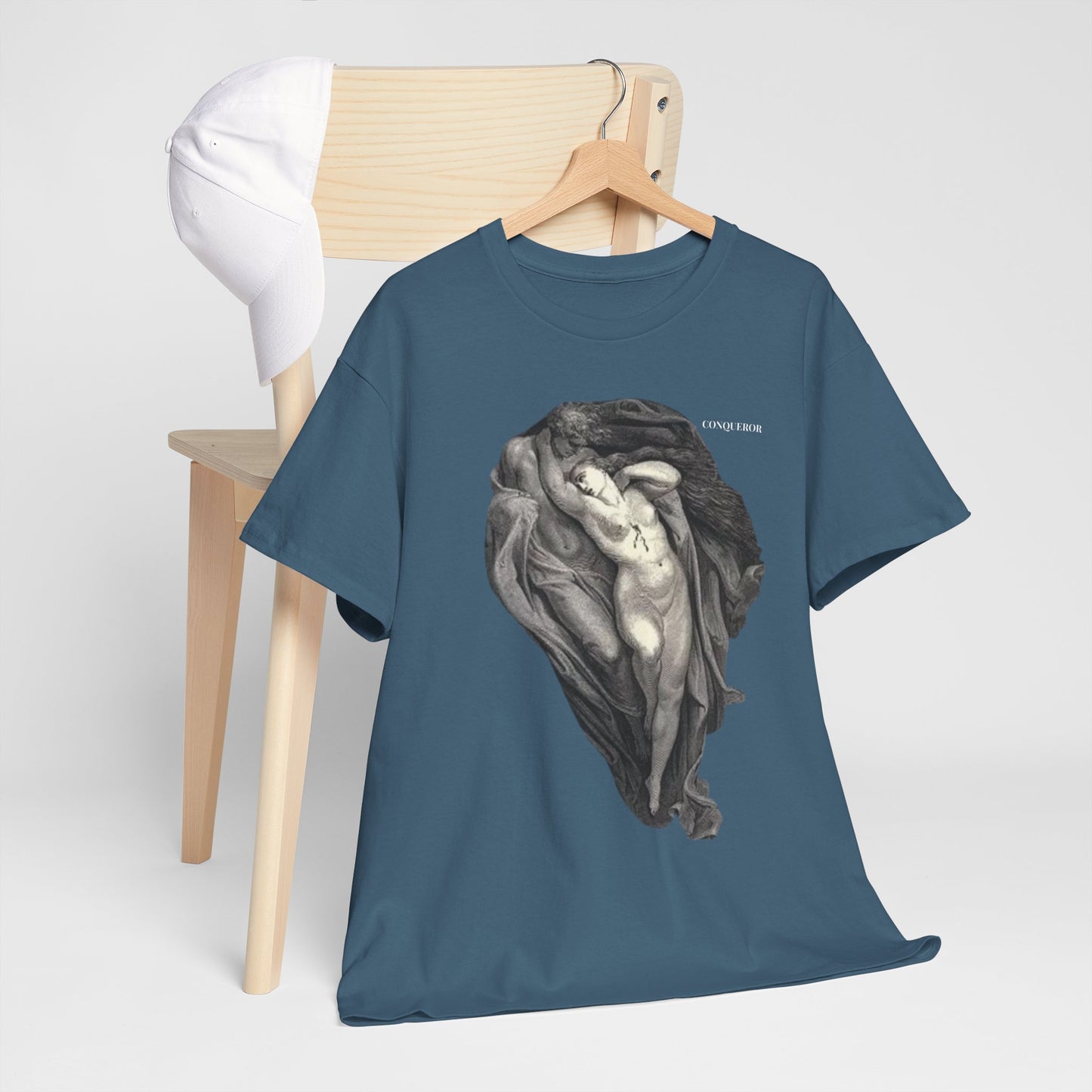 Artistic Unisex Heavy Cotton Tee - Classic Nude Design