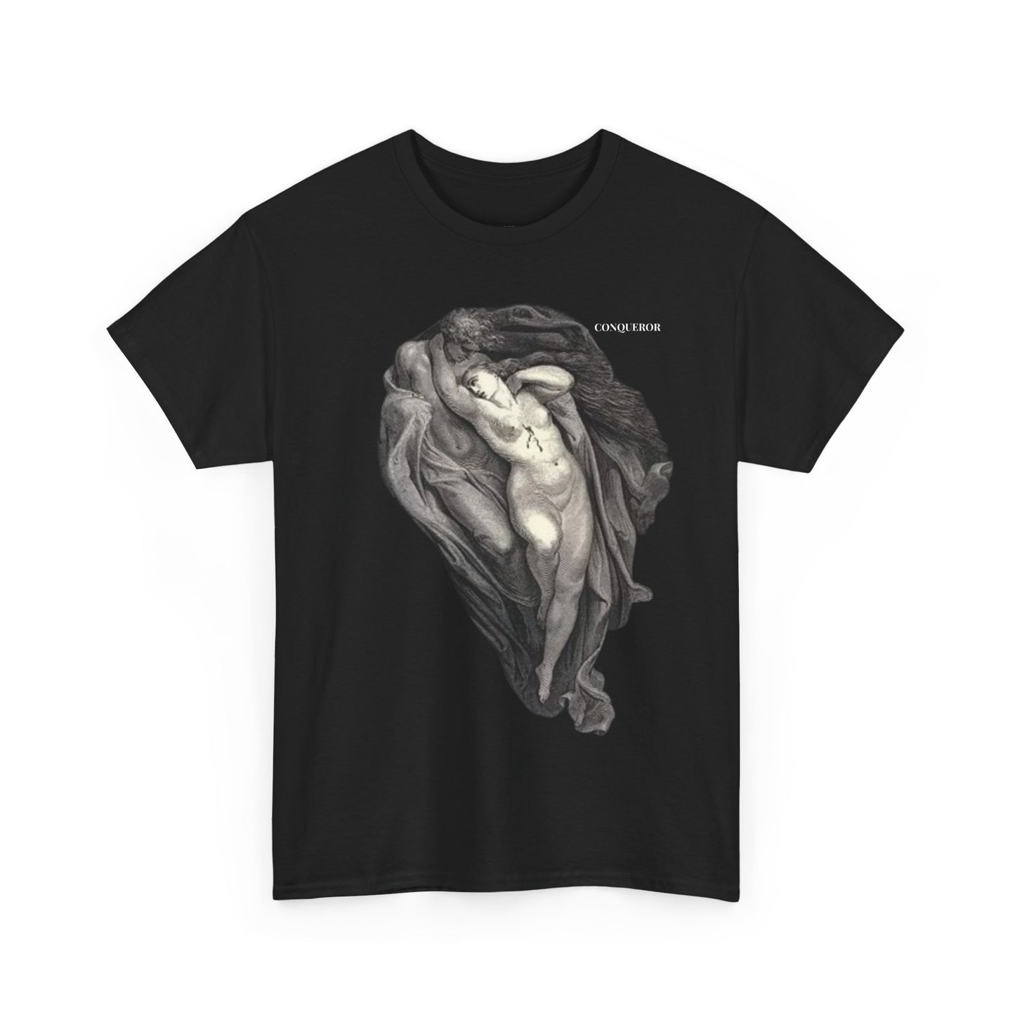 Artistic Unisex Heavy Cotton Tee - Classic Nude Design