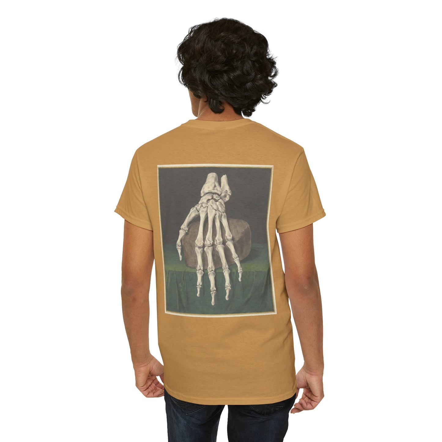 Skeleton Art Unisex Heavy Cotton Tee - Unique Graphic Shirt for Artists and Halloween