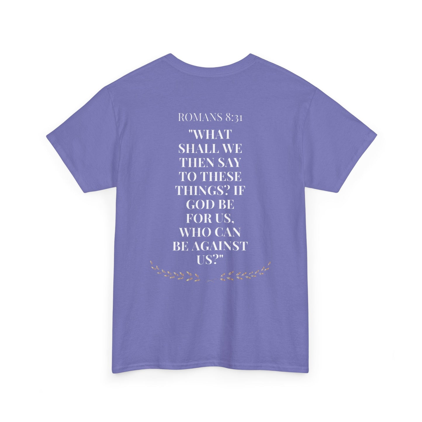 Unisex Heavy Cotton Tee - Inspirational Quote & Artistic Lion Design