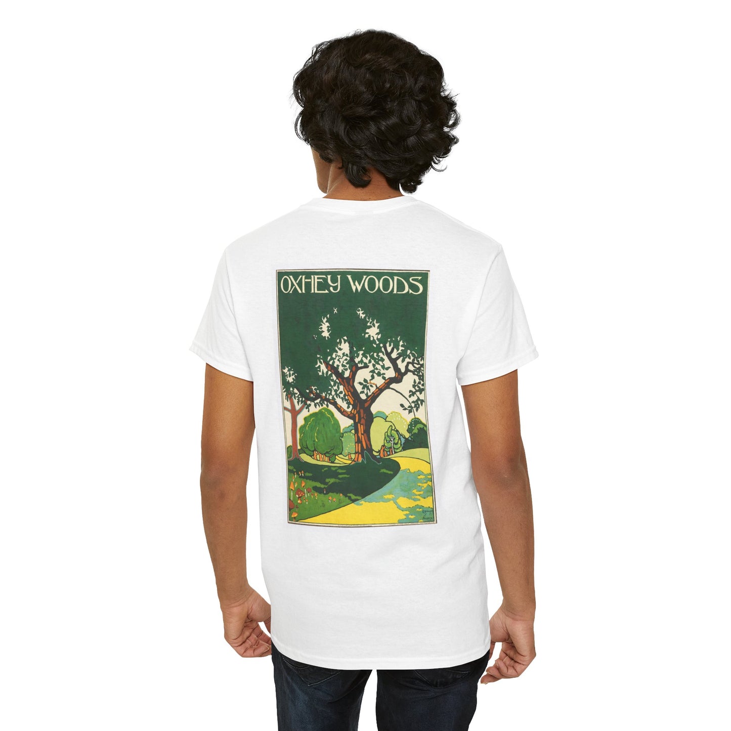 Vintage Oxhey Woods Unisex Heavy Cotton Tee - Nature Vibes