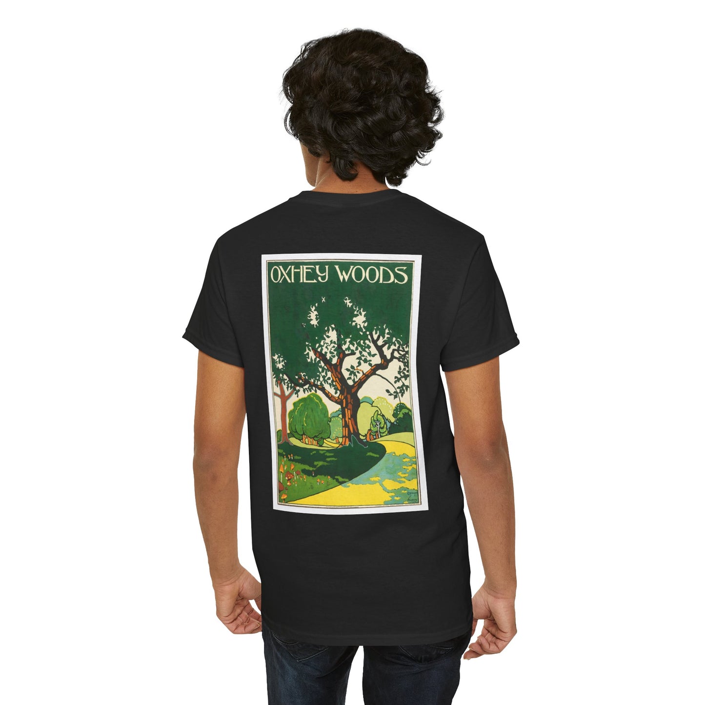 Vintage Oxhey Woods Unisex Heavy Cotton Tee - Nature Vibes